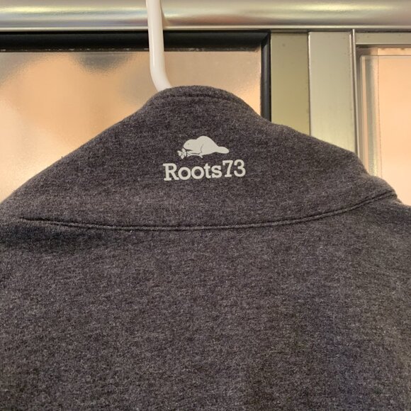 Roots Men's Medium Active Sweatshirt Grey Full Zip - Picture 5 of 5